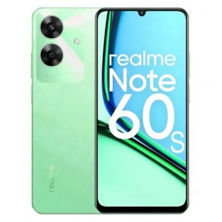 Celular Realme Note 60S RMX3933 256GB 8GB RAM Dual SIM LTE Tela 6.74" 32MP - Verde(Anatel)