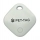 Rastreador Inteligente PET-TAG Compativel com iOS e Apple Find My - Branco