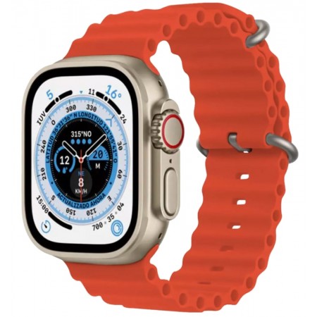Relój Smartwatch Blulory Glifo 8 Ultra 49MM - Orange