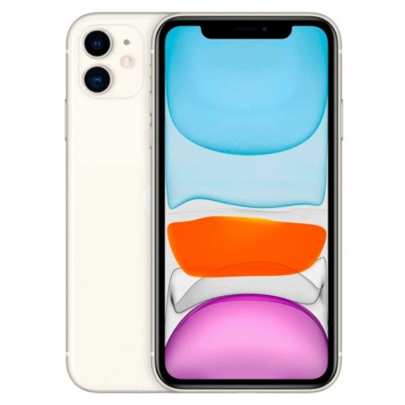 Celular Apple iPhone 11 128GB / 6.1 / Câm 12MP - Branco(Só Aparelho) (SWAP A)
