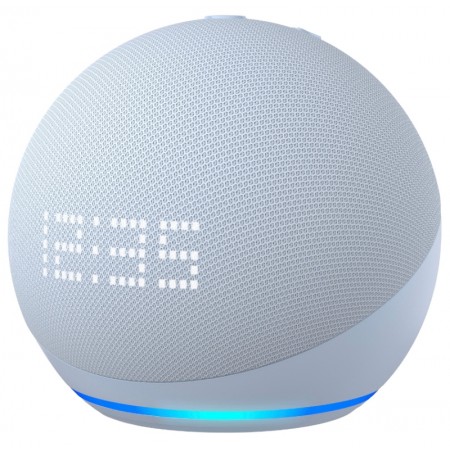 Amazon Echo Dot Alexa 5.ª Generación Con Reloj - Azul