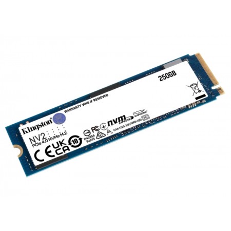 SSD M.2 Kingston NV2 250GB / NVMe PCIe Gen4 - (SNV2S/250G)