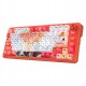Teclado Gamer Redragon Ucal Pro K673AK RGB Layout 75% Inalambrico - Rojo