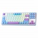 Teclado Redragon Star Blade Pro K707AK RGB Layout 80% Sem Fio - Branco