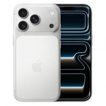 Celular Apple iPhone 17 Pro A3256 LL 512GB 12GB RAM eSIM Tela 6.3" - Prata