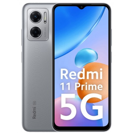Celular Xiaomi Redmi 11 Prime 5G / 64GB / 4GB RAM / Dual Sim/ 6.5/ Câm 50MP -Silver(India)
