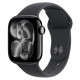 Apple Watch Series 11 MEUX4LW/A Caja Alumínio 46mm Negro Brillante - Esportiva Negro M/L