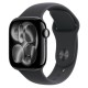 Apple Watch Series 11 MEQU4LW/A Caixa Alumínio 42mm Preto Brilhante - Esportiva Preto M/L