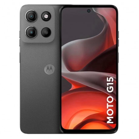 Celular Motorola Moto G15 XT-2521-2 128GB /4GB RAM /Dual SIM /Tela 6.72 /50MP - Cinza