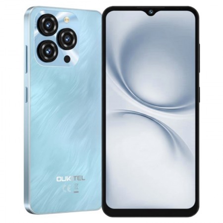 Celular Oukitel C3 256GB 4GB RAM Dual SIM Tela 6.52" 13MP - Azul (1 Ano de Garantia)
