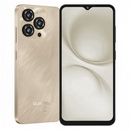 Celular Oukitel C3 256GB 4GB RAM Dual SIM Tela 6.52" 13MP - Dourado (1 Ano de Garantia)