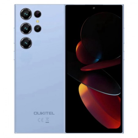 Celular Oukitel C61 128GB 4GB RAM Dual SIM Tela 6.88" 13MP - Azul (1 Ano de Garantia)