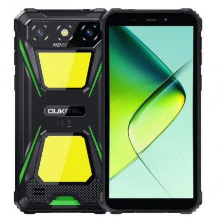 Celular Oukitel G5 64GB 4GB RAM Dual SIM Tela 6" 13MP - Verde (1 Ano de Garantia)