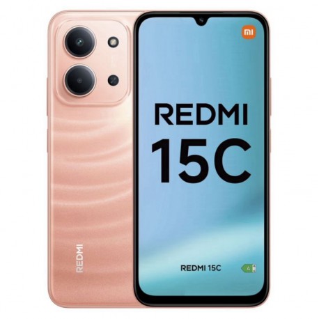 Celular Xiaomi Redmi 15C 256GB 4GB RAM Dual SIM Tela 6.9" 50MP - Laranja (Global) CAR BR