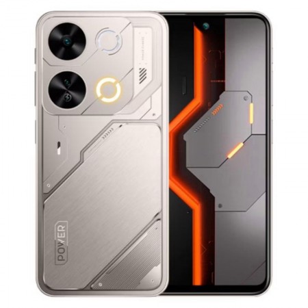 Celular Itel P65 128GB 4GB RAM Dual SIM Tela 6.7" 50MP - Titânio (Anatel)