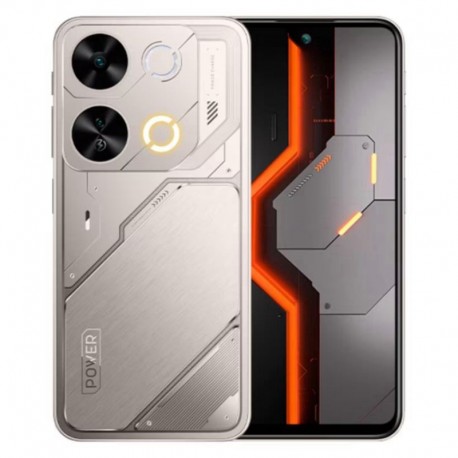 Celular Itel P65 128GB 4GB RAM Dual SIM Tela 6.7" 50MP - Titânio (Anatel)