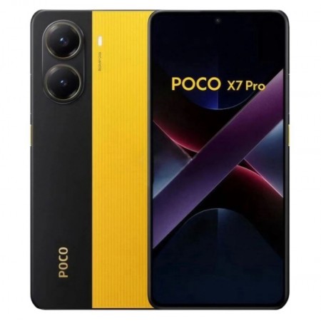 Celular Xiaomi Poco X7 Pro 5G 512GB 12GB RAM DS 6.67" 50MP- Amarelo(Caixa Slim) (Global)