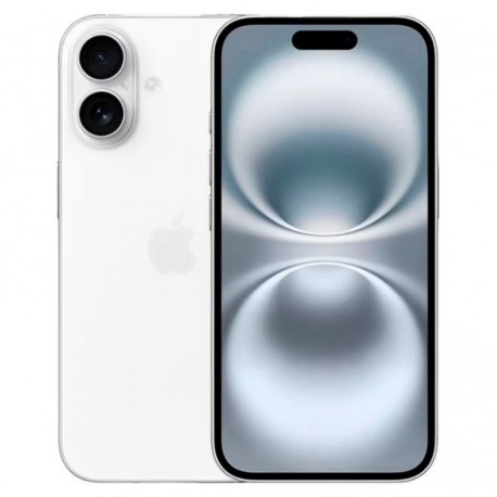 Celular Apple iPhone 16 A3287 HN 256GB 8GB RAM Tela 6.1" 48MP - Blanco (Nano-SIM | eSIM)