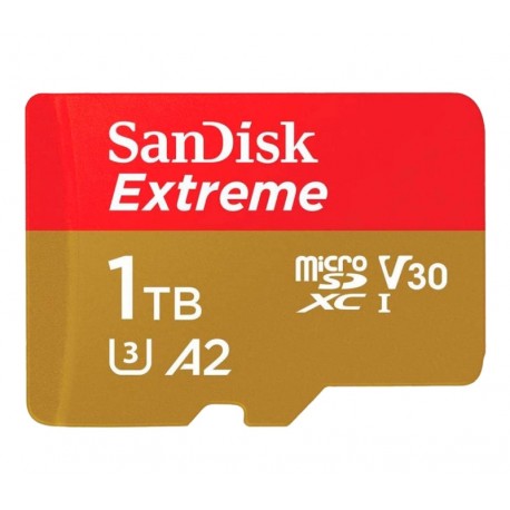 Cartão de Memória Micro SD Sandisk Extreme 1TB/ 190-130MBS/ U3 -(SDSQXAV-1T00-GN6MA)