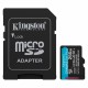 Cartão de Memória Micro SD Kingston Canvas Go Plus 256GB 200Mbs - SDCG4/256GB