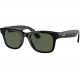 Oculos Smart Ray-Ban Meta Wayfarer RW4006 - Shiny Black/G-15 Green