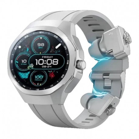 Smartwatch G-Tide R9 Edge + Fone de Ouvido - Silver