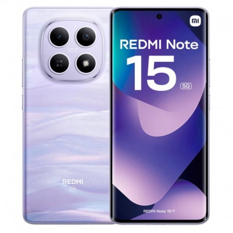 Celular Xiaomi Redmi Note 15 5G 256GB 8GB RAM Dual SIM Tela 6.77" 108MP - Roxo (Global)