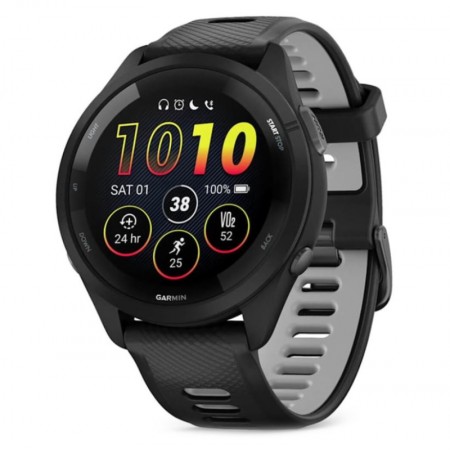 Smartwatch Garmin Forerunner 265 010-02810-00 - Preto Cinza