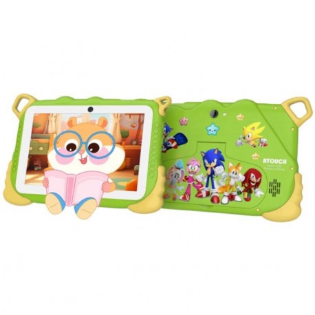 Tablet Atouch WE6 5G WIFI Kids 256GB 8GB RAM Tela 7" Cam 16MP - Verde