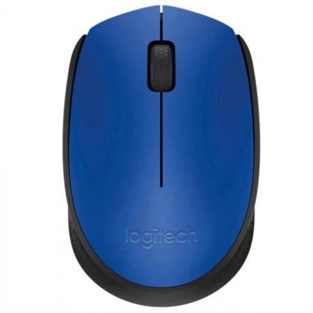 Mouse Logitech M-170 1000 DPI Sem Fio - Azul