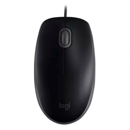 Mouse Logitech M110S Óptico USB - Preto