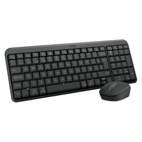 Kit Teclado y Mouse Logitech MK250 920-013513 Inalambrico Español - Grafite