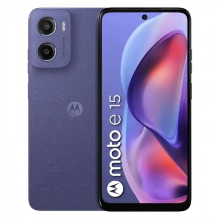 Celular Motorola Moto E15 XT-2523-7 64GB 2GB RAM Dual SIM Tela 6.67" 32MP - Lavanda