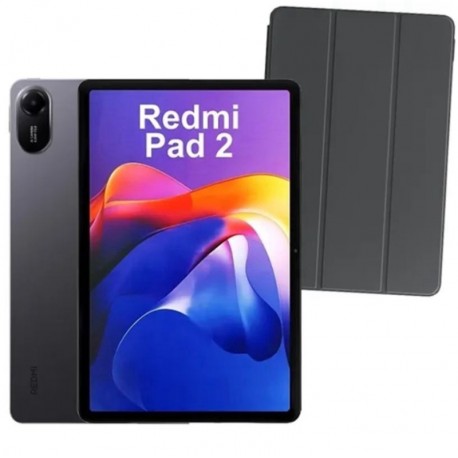 Tablet Xiaomi Redmi Pad 2 128GB 4GB RAM Tela 11" WiFi 8MP Bundle + Capa - Graphite Gray