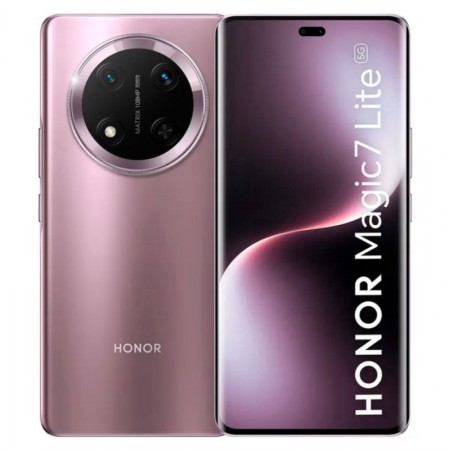 Celular Honor Magic7 Lite 5G 256GB 12GB RAM Dual SIM Pantalla 6.78" 108MP- Púrpura Titanio
