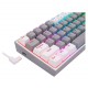 Teclado Gamer Redragon Fizz Pro K616-RGB - Gris y Blanco