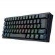 Teclado Gamer Redragon Fizz Pro K616-RGB-B Switch Red Sem Fio - Preto