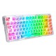Teclado Gamer Redragon ELF Pro K649CT RGB Switch Translucent Custom Layout78% -Branco Tra