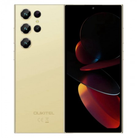 Celular Oukitel C61 128GB 4GB RAM Dual SIM Tela 6.88" 13MP - Dorado (1 Ano de Garantia)