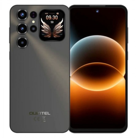 Celular Oukitel C68 Plus 512GB 8GB RAM Dual SIM NFC Tela 7.2" 64MP - Cinza