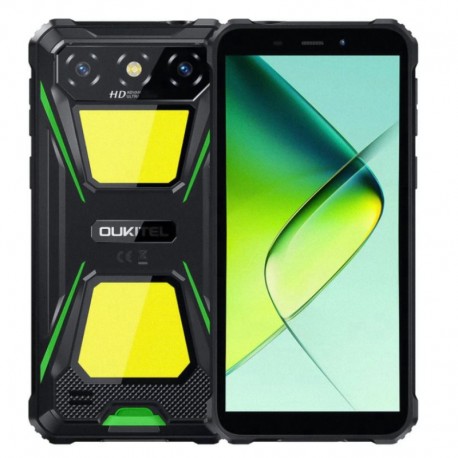 Celular Oukitel G5 128GB 4GB RAM Dual SIM Tela 6.0" 13MP - Verde