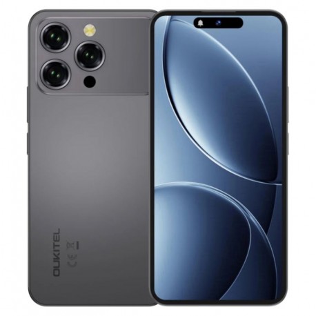 Celular Oukitel P1 Pro 256GB 8GB RAM Dual SIM Tela 6.7" 50MP - Preto
