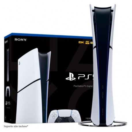 Console Sony PlayStation 5 Slim CFI-2115B 4K Edição Digital 825GB SSD - Branco