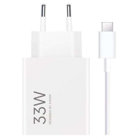 Carregador Xiaomi 33W Charging Combo MDY-16-EF USB-A + Cabo - Branco (BHR9956EU)