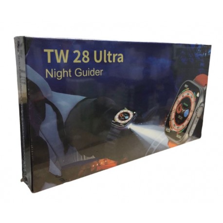 Smart Watch TW 28 Ultra Night Guider Series / Kalobee / 49MM /Com Linterna - Gold