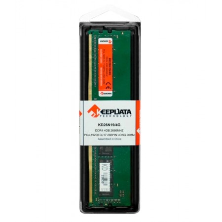 Memória RAM Keepdata 4GB / DDR4 / 1x4GB / 2666MHz - (KD26N19/4G)