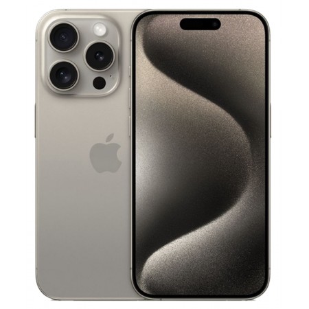 Celular Apple iPhone 15 Pro A2848 256GB / 5G / Tela 6.1 / Câm 48MP - Natural Titanium
