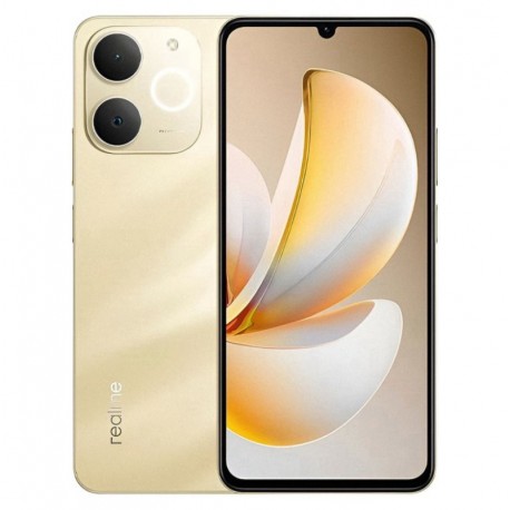 Celular Realme Note 70 RMX5313 256GB 4GB RAM Dual SIM Tela 6.74" 50MP - Dorado (Anatel)