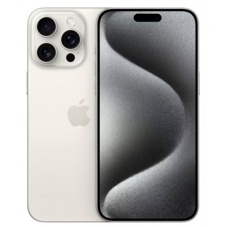 Celular Apple iPhone 15 Pro A2848 /128GB / eSIM / Tela 6.1" / Câm 48MP - White Titanium