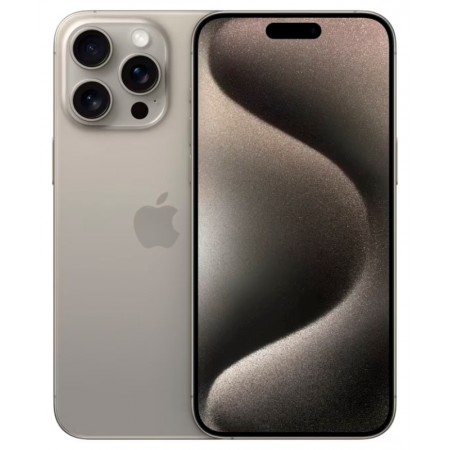 Celular Apple iPhone 15 Pro A2848 /128GB / eSIM / Tela 6.1" / Câm 48MP - Natural Titanium